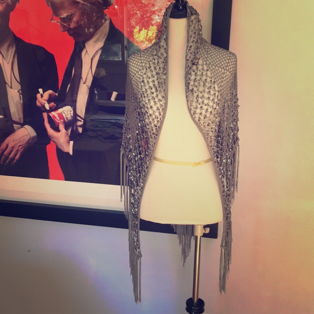 Beautiful Hand Beaded Shawl